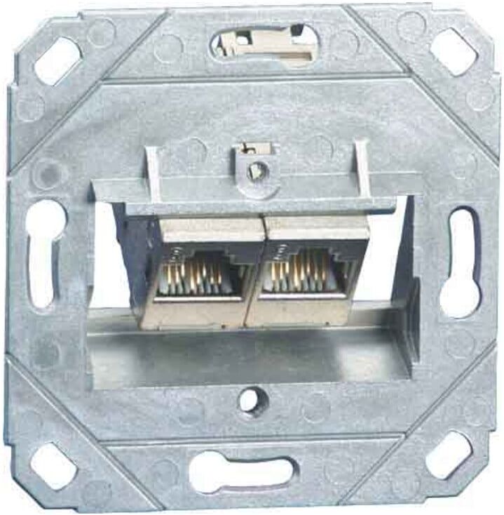 BTR NETCOM Anschlussdose C6Amodul UP0 2Port 180 TN C6Amod-2UP0-180 ; Metz Connect (130B11D21200E90)