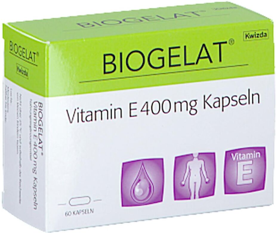 BIOGELAT Vitamin E Kapseln 400I.E. 60stk