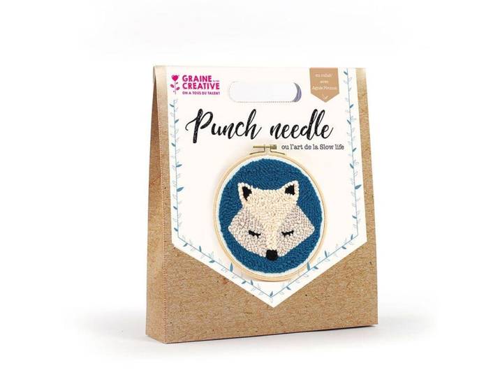 Coffret punch needle renard D20cm
