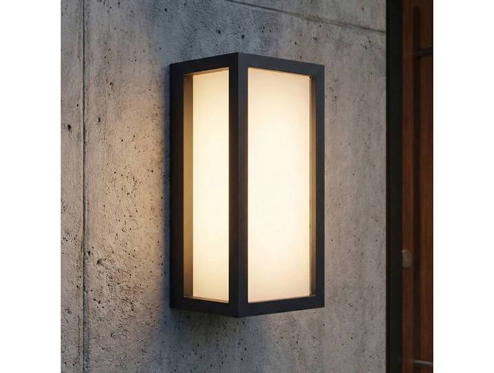 OSRAM Außenwandleuchte ENDURA CLASSIC RADO, dimmbar, alu / grau / zink, Aluminium, Modern