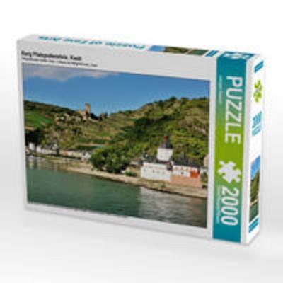CALVENDO Puzzle Burg Pfalzgrafenstein, Kaub 2000 Teile Puzzle quer | 2000 Teile Lege-Größe 90 × 67 cm Foto-Puzzle für glückliche Stunden