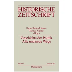 Geschichte der Politik, Fachbücher von Hans-Christof Kraus, Thomas Nicklas