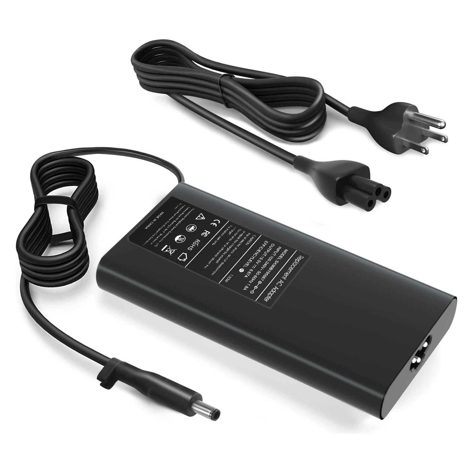 Dell AC Adapter, 130W, 19.5V (130 W) (0RN7NW)