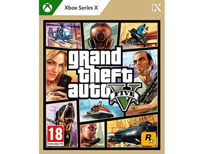 ROCKSTAR GAMES Grand Theft Auto V Standaard Engels, Spaans, Italiaans, FRANS, Duits Xbox Series X