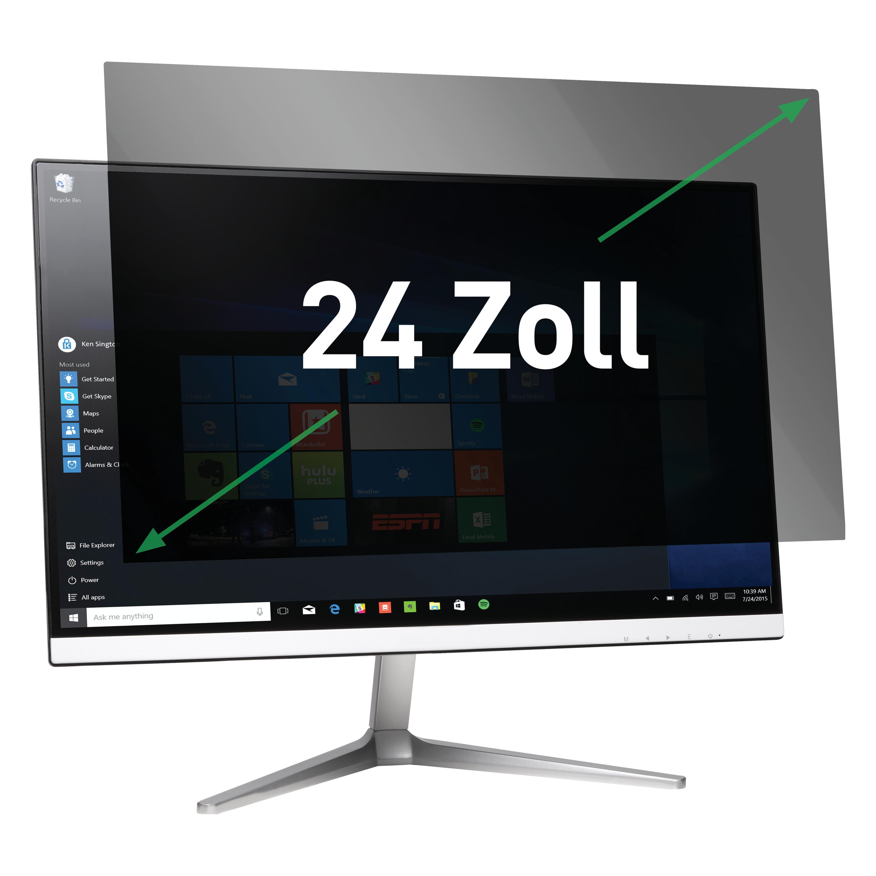 Leitz Blickschutzfilter Monitor 24" 16:10 (24", 16:10) (69030000)