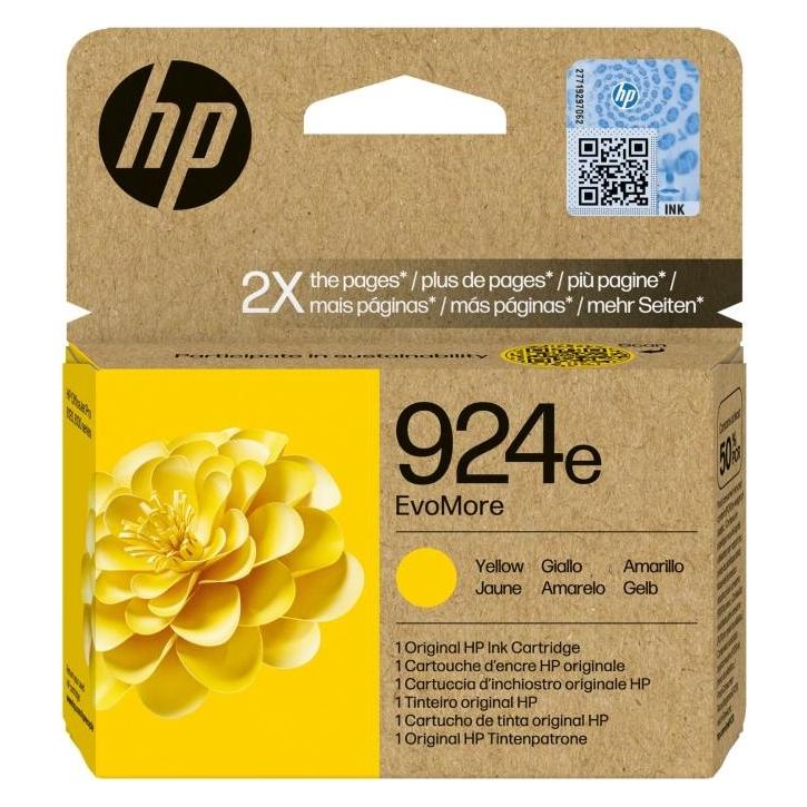 HP 4K0U9NE#CE1 924e EvoMore OJ PRO Tinte yellow 800Seiten (Y) (4K0U9NE#CE1)