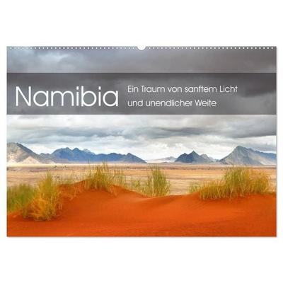 Namibia: Ein Traum von sanftem Licht und unendlicher Weite (Wandkalender 2027 DIN A2 quer), CALVENDO Monatskalender