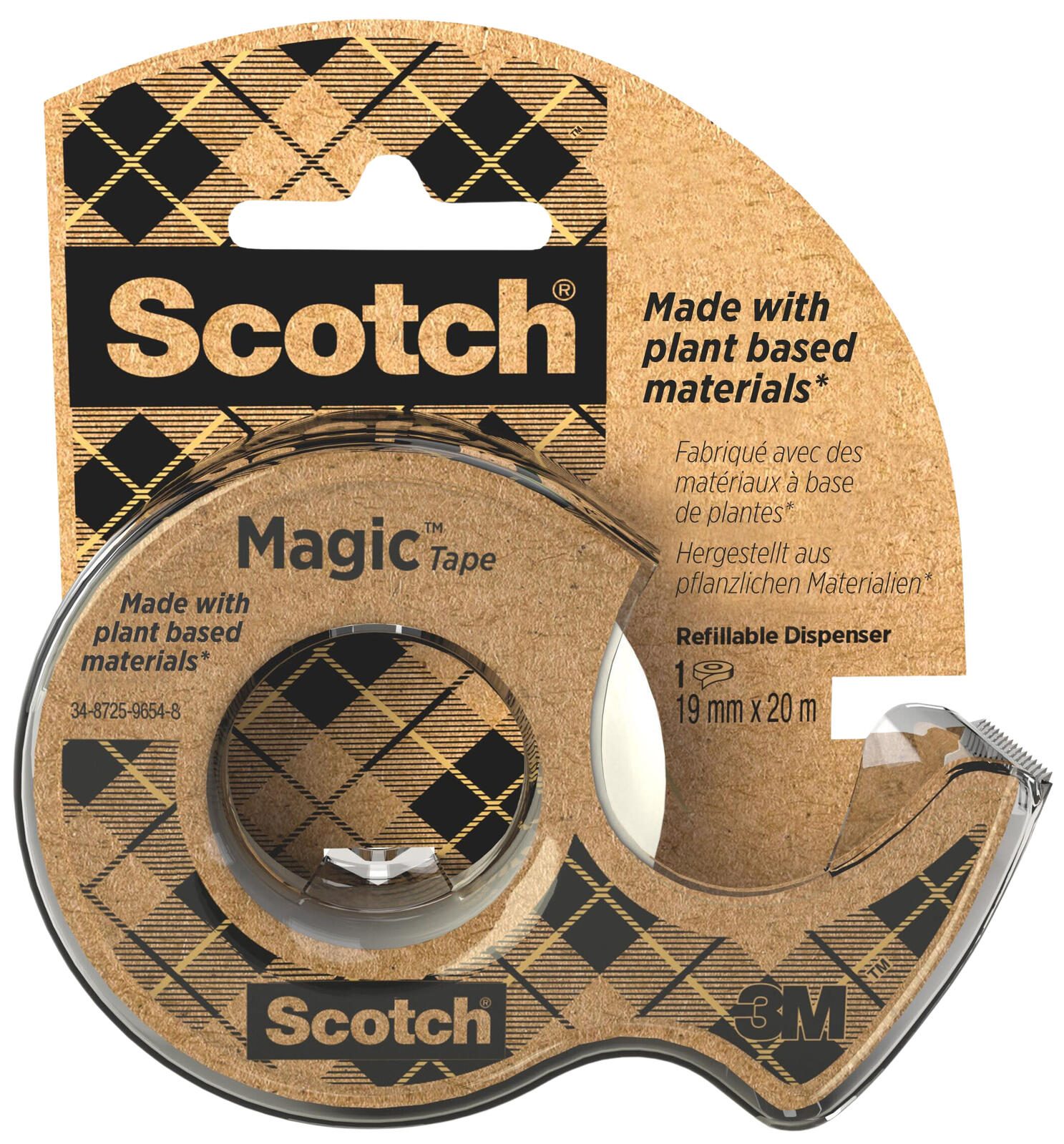 Scotch Magic™ greener choice Klebefilmabroller +1 Rolle 91920H
