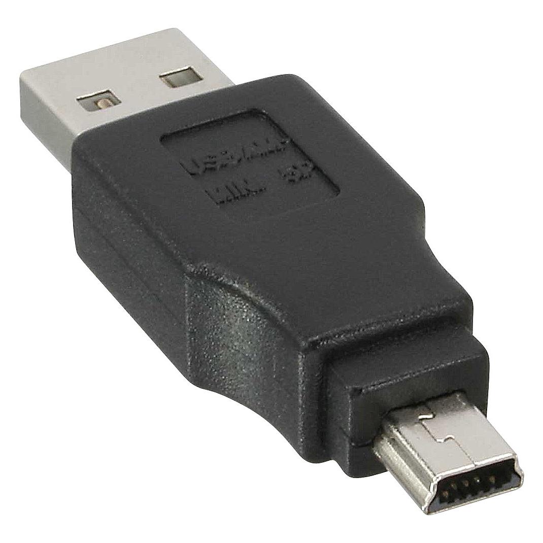 InLine USB 2.0 Adapter (USB-A, Mini USB) (33441C)