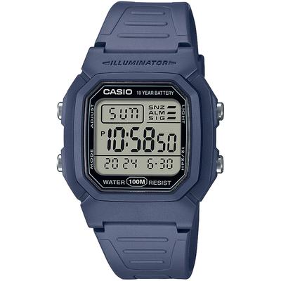 Chronograph, blau (rauchblau), CASIO TIMELESS COLLECTION, Armbanduhren, Herren, Chronograph, Quarzuhr, Armbanduhr, Herrenuhr, Digitaluhr, Kalender, Stoppfunktion
