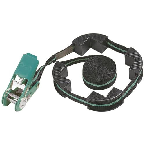 Wolfcraft Ratelspanband met 4 klemmen en 4 meter lengte voor framespanning