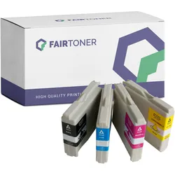 4er Multipack Set Kompatibel für Brother LC1000 Intellifax 1360 Druckerpatronen