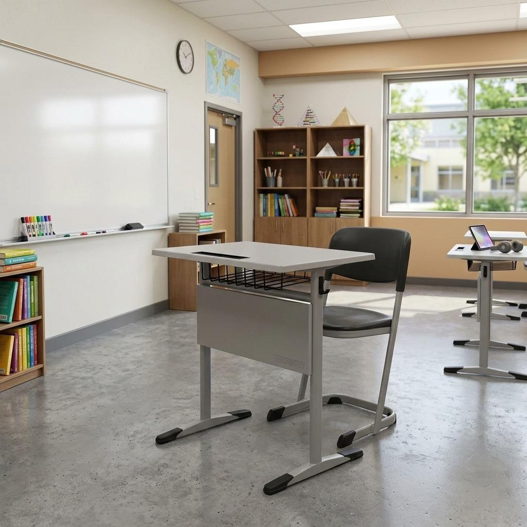 JVmoebel Schoolmeubilair Set: Studententafel en Stoel voor Schoolgebruik