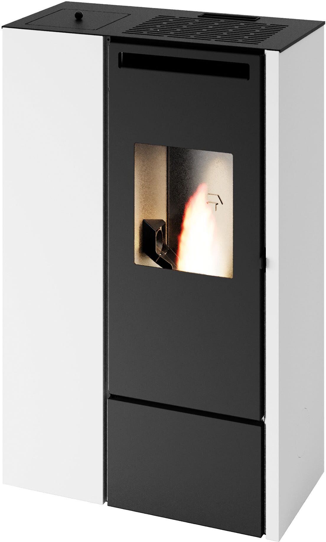 Punto Fuoco STUFA A PELLET CANALIZZATA PUNTOFUOCO OLIVIA 10 kW BIANCA