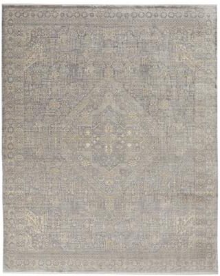 Nourison Silken Weave Contemporary Floral Area Rug