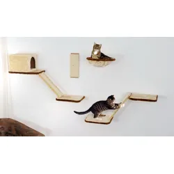 Silvio Design Katzen-Kletterwand 8-teilig beige