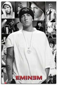 Inspire Select Eminem Rap Legend Canvas Wall Art Modern Hip Hop Music Poster For Room Decor c 15.7 X 23.6 In No Frame