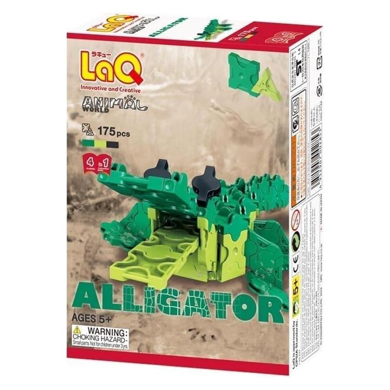 LaQ Japanischer pädagogischer Konstrukteur AW Alligator (175 Teile, 4 Schemata, 3 Farben) (34602166)