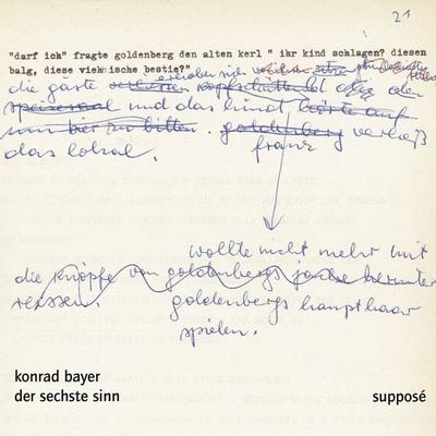 Der sechste Sinn - Konrad Bayer, Audio, 9783863851200