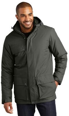 Port Authority J599 Excursion Parka Jacket in Storm Grey size 4XL   Polyester