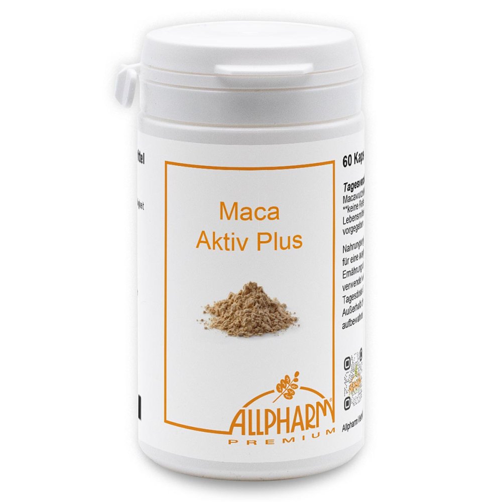 ALLPHARM Vertriebs GmbH Maca Aktiv Plus Kapseln 01921989