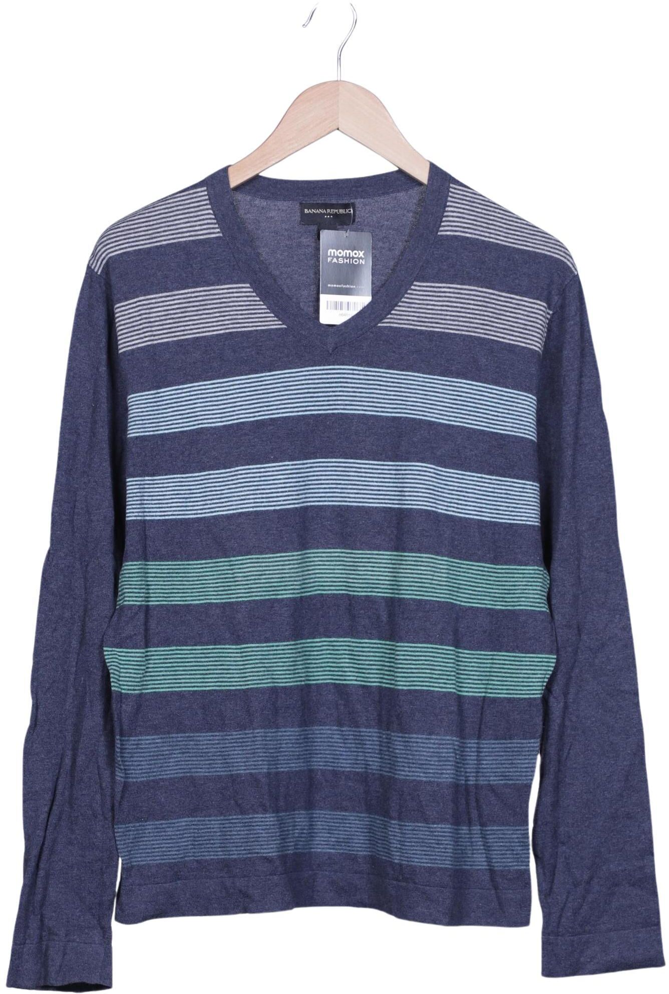 Banana Republic Herren Pullover, Mehrfarbig, Gr. M, Baumwolle - Second Hand
