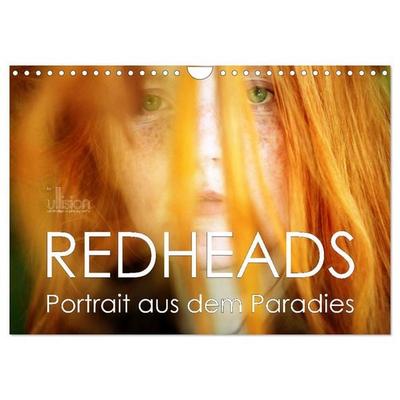 REDHEADS - Portrait aus dem Paradies (Wandkalender 2026 DIN A4 quer), CALVENDO Monatskalender