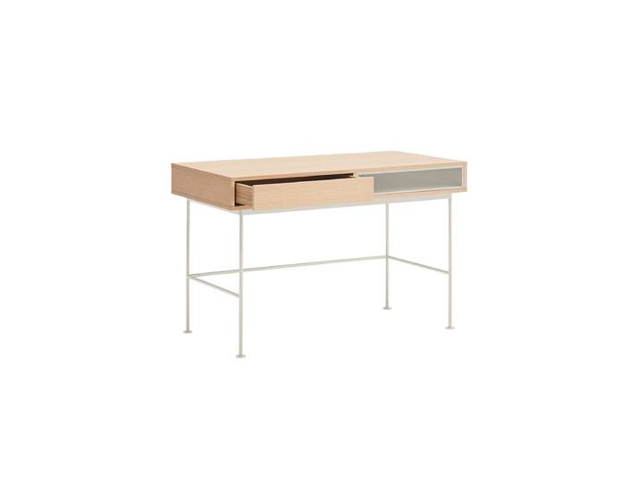 Design Schreibtisch „Yoko Cream / Eiche Teulat