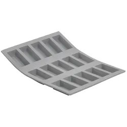 DE BUYER Moule 15 mini financier elastomoules Gris Rectangle Silicone