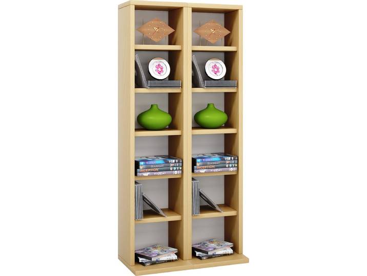 Houten CD DVD-standaard Plankkast Opbergstandaard Milano