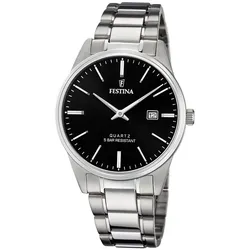 Festina F20511/4 Herren-Quarzuhr Edelstahl/Schwarz