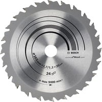PRO Wood Kreissägeblatt, Ø 165mm, 24Z Bohrung 20mm, für Handkreissägen