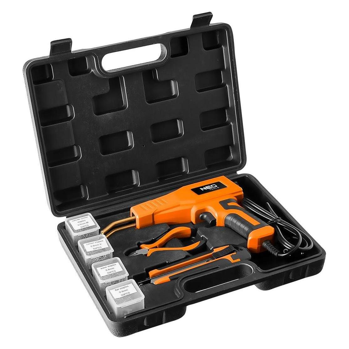Neo Kunststoff-Lötkolben 50W Set + 200 Stück Klammern (Lötkolben) (19-158)