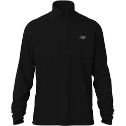 New Balance, Herren, Funktionsshirt, Athletics Heat Grid 1/2 Zip (M), Schwarz
