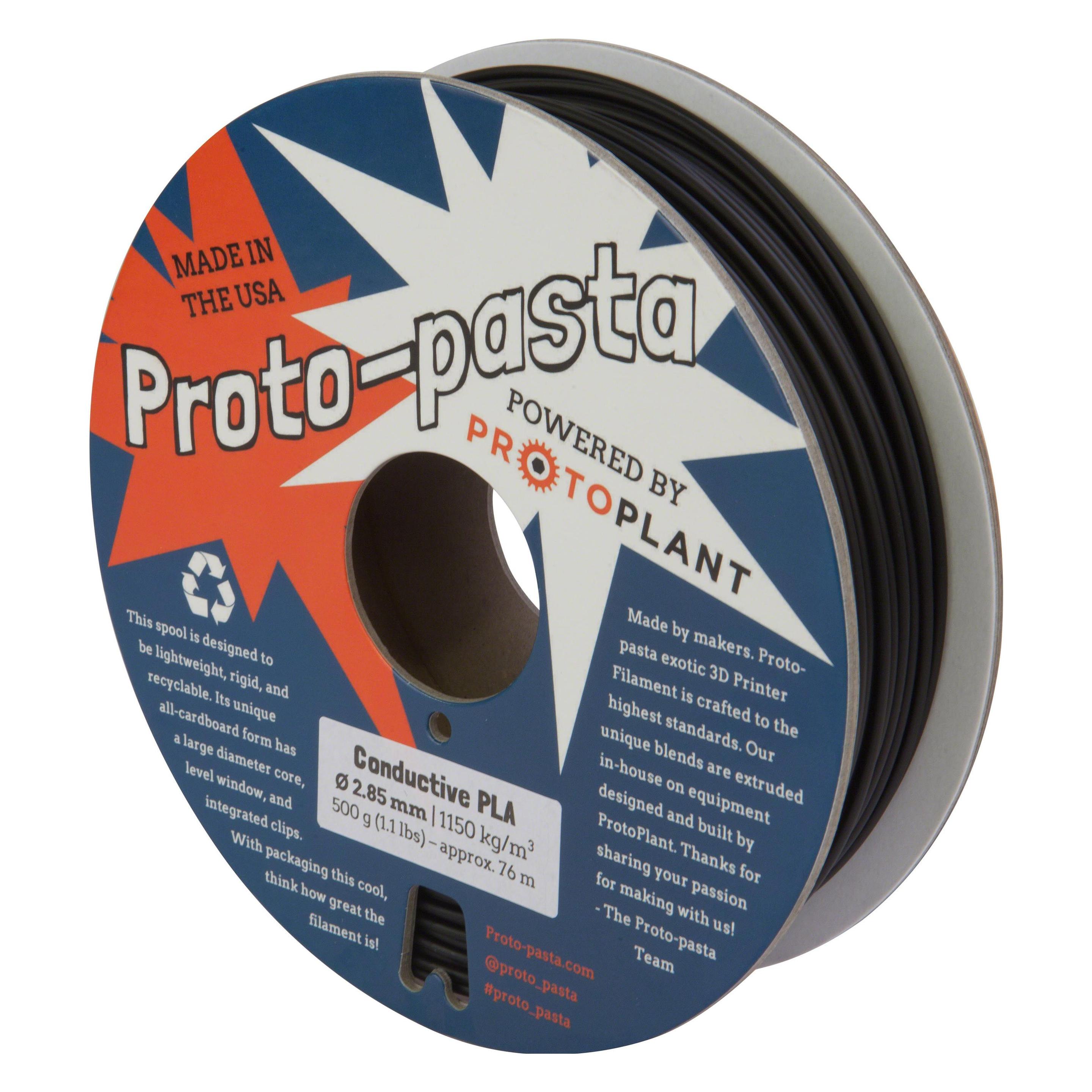 Proto-pasta leitfähiges PLA Filament (PLA, 500 g, 2.85 mm) (01185011.050-1)