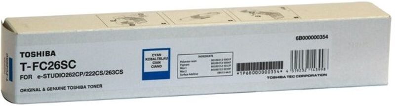 Toshiba T-FC26SC - Cyan - Toner Cyan