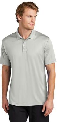 Sport-Tek ST725 PosiCharge Re-Compete Polo Shirt in Silver size 3XL   Polyester