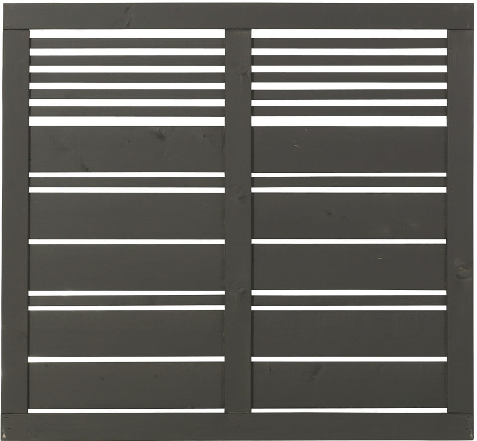 Plus Zaun Silence 120 x 110 cm umbragrau fungizidbehandelt