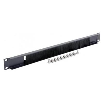 Gembird 19A-SHEPETĖELIS-02 Kabeleinführungsbürste für 19 Rack, Grösse 1U, schwarz (19A-BRUSH-02)