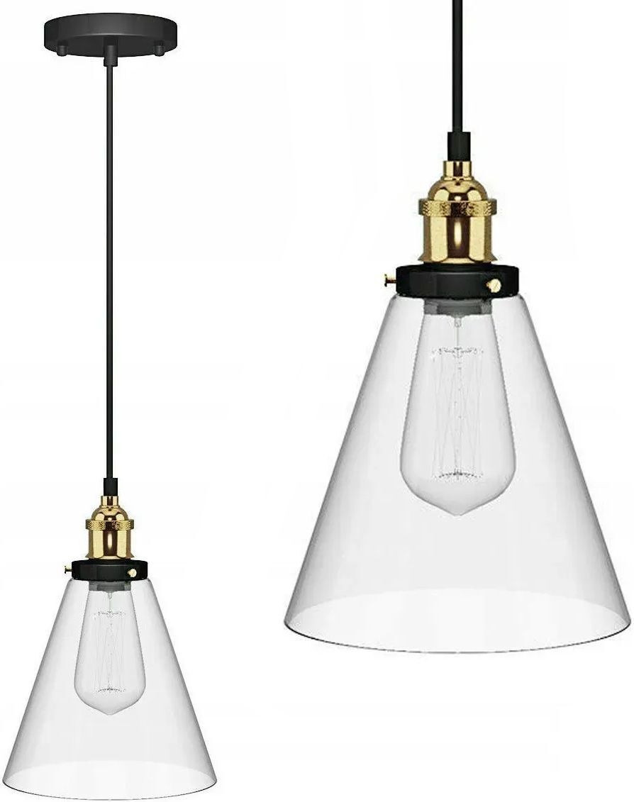Toolight Hangende Glazen Plafondlamp Verto A Transparent APP042-1CP