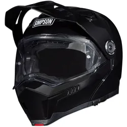 Simpson Journey Bandit Solid, Klapphelm - Schwarz - L
