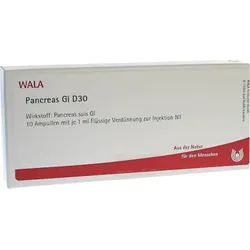 PANCREAS GL D 30 Ampullen 10X1 ml