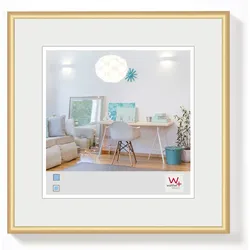walther + design Lifestyle Kunststoff Bilderrahmen 030X030 GOLD
