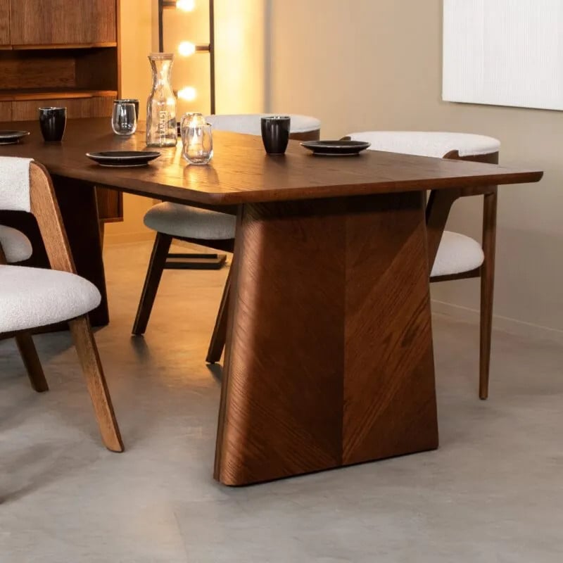 LABEL51 Eetkamertafel Jule Walnoot en Eiken 210 cm