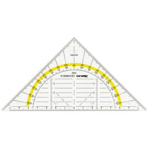 Aristo Geodreieck AR1552, 16 cm Hypotenuse, Acrylglas