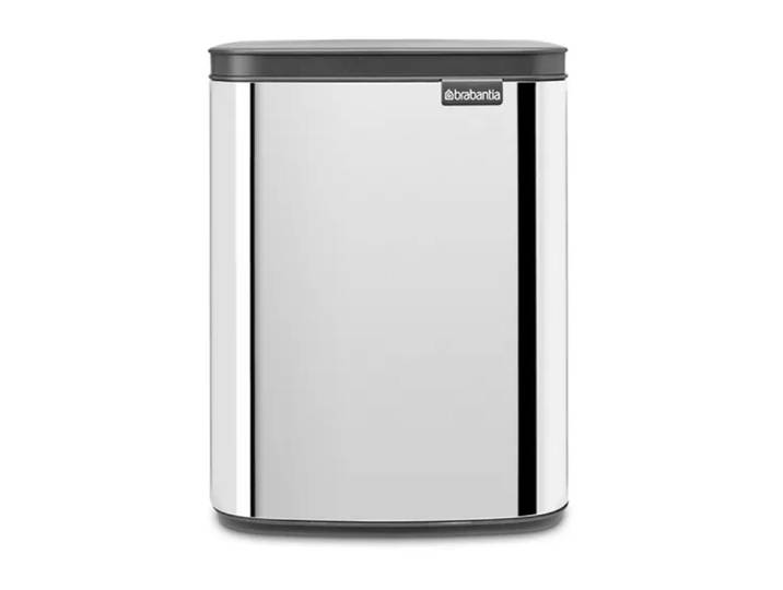 Brabantia Poubelle Bo 7 L Acier brossé brillant