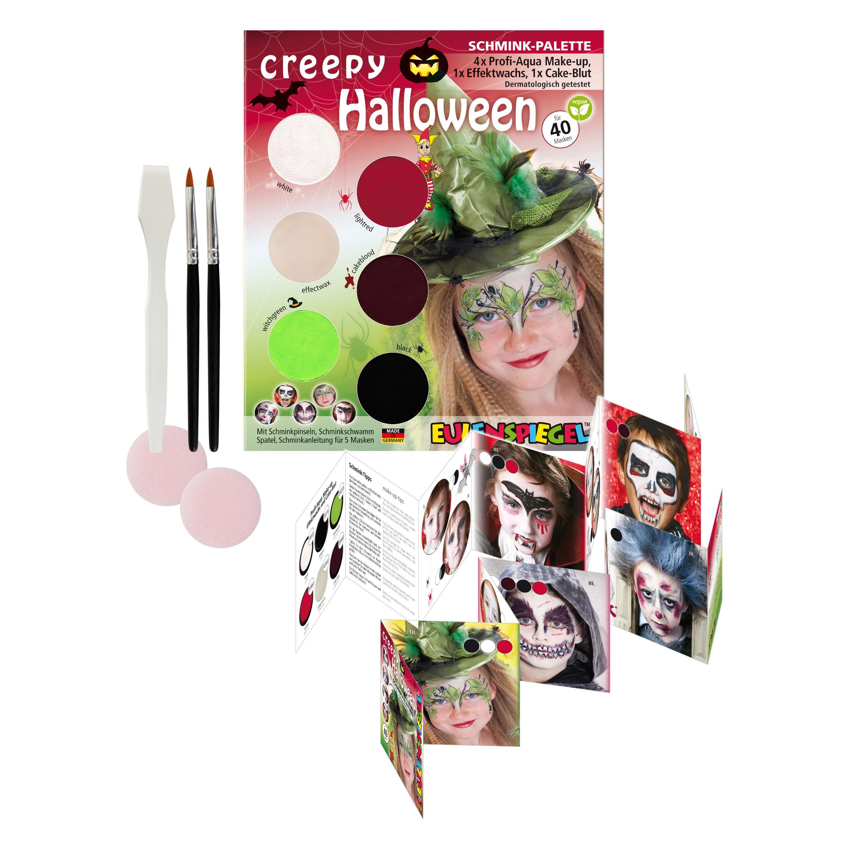 Eulenspiegel Schmink-Palette creppy Halloween (207048)