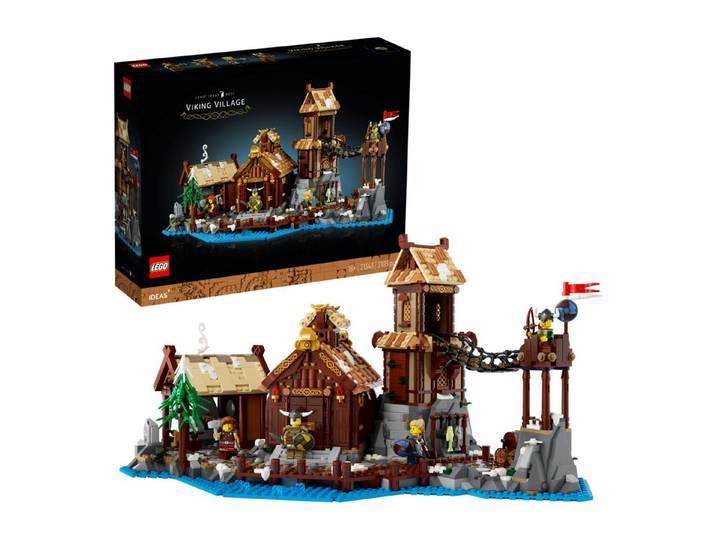 LEGO® Spielwerkzeug LEGO Ideas Wikingerdorf, Konstruktionsspielzeug