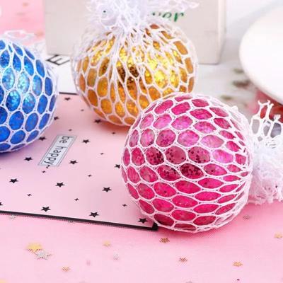 Uplifted Finds Anti Stress Mesh Squeeze Ball Colourful Slime Fidget Toy Anti Stress Mesh Squeeze Ball Colourful Slime Fidget Toy