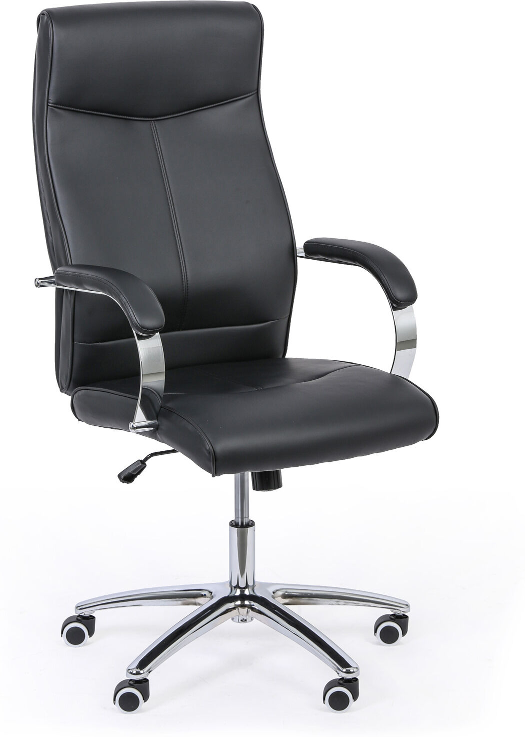 B2B Partner Leder-Bürosessel LUGO, schwarz